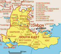 Sth England map